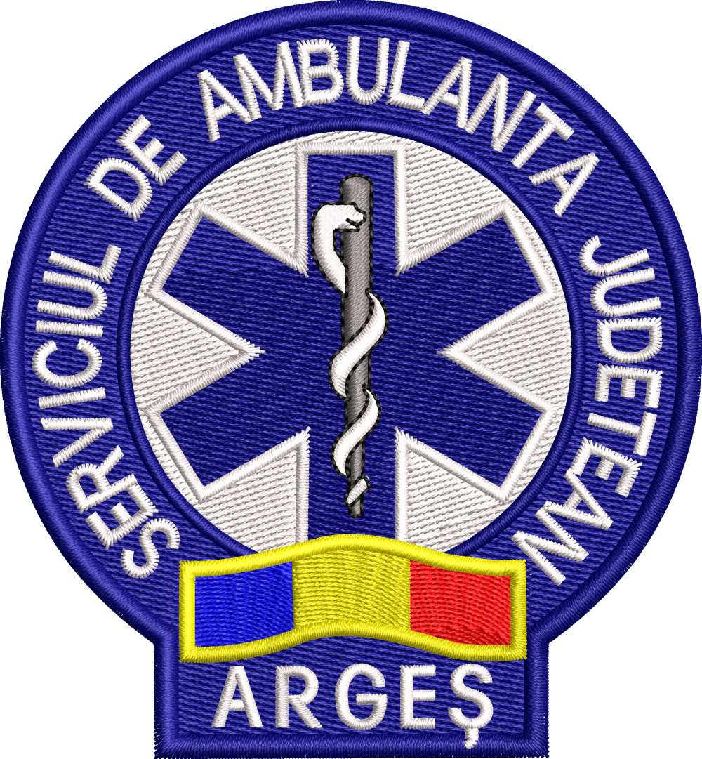 EMBLEMA AMBULANTA SAJ MANECA ARGES
